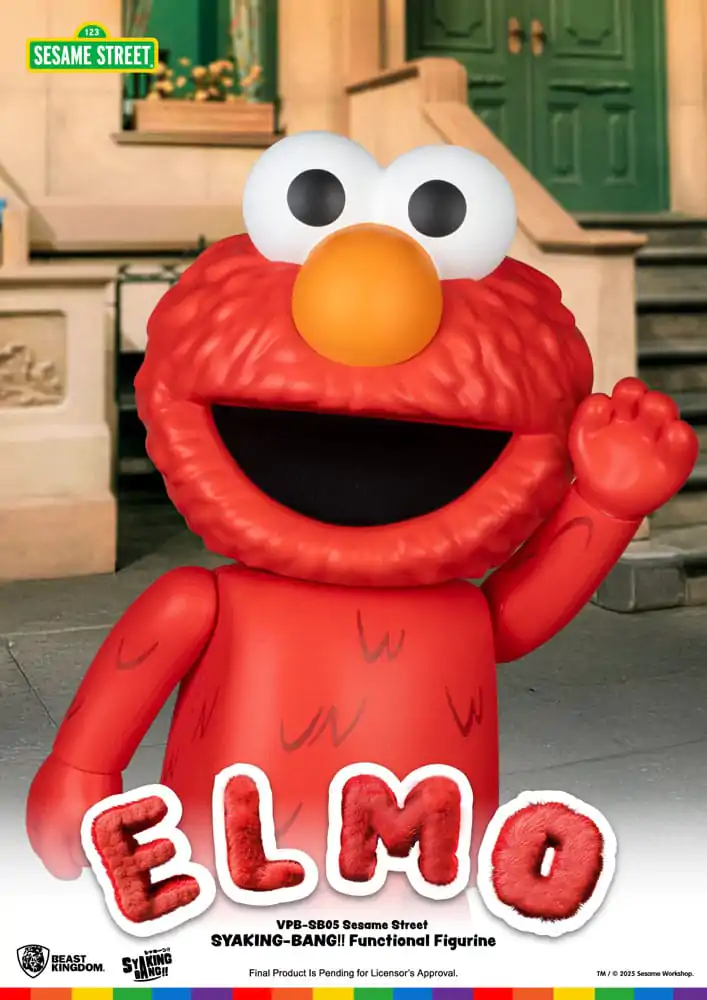 Sesame Street Syaking Bang Vinyl Piggy Bank Elmo 47 cm product photo