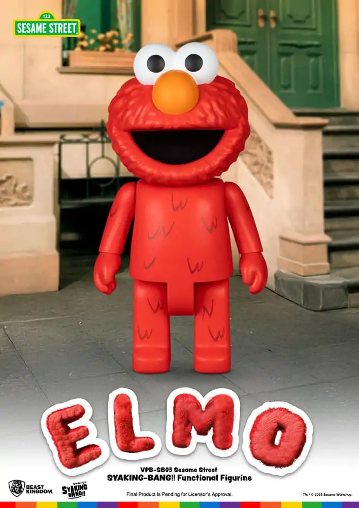 Sesame Street Syaking Bang Vinyl Piggy Bank Elmo 47 cm product photo