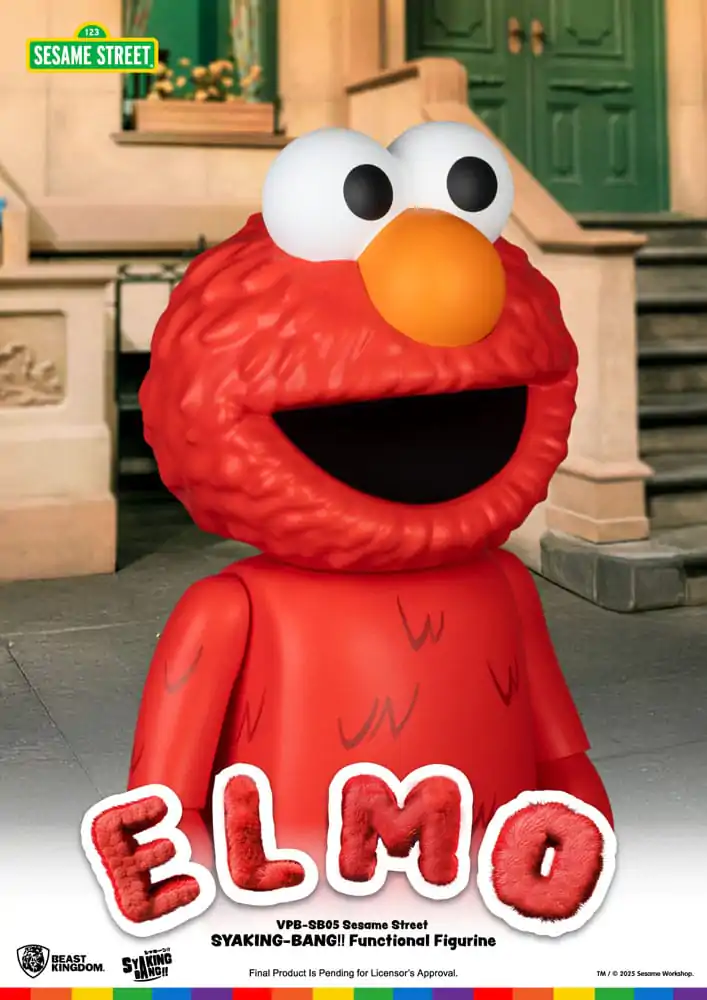 Sesame Street Syaking Bang Vinyl Piggy Bank Elmo 47 cm product photo