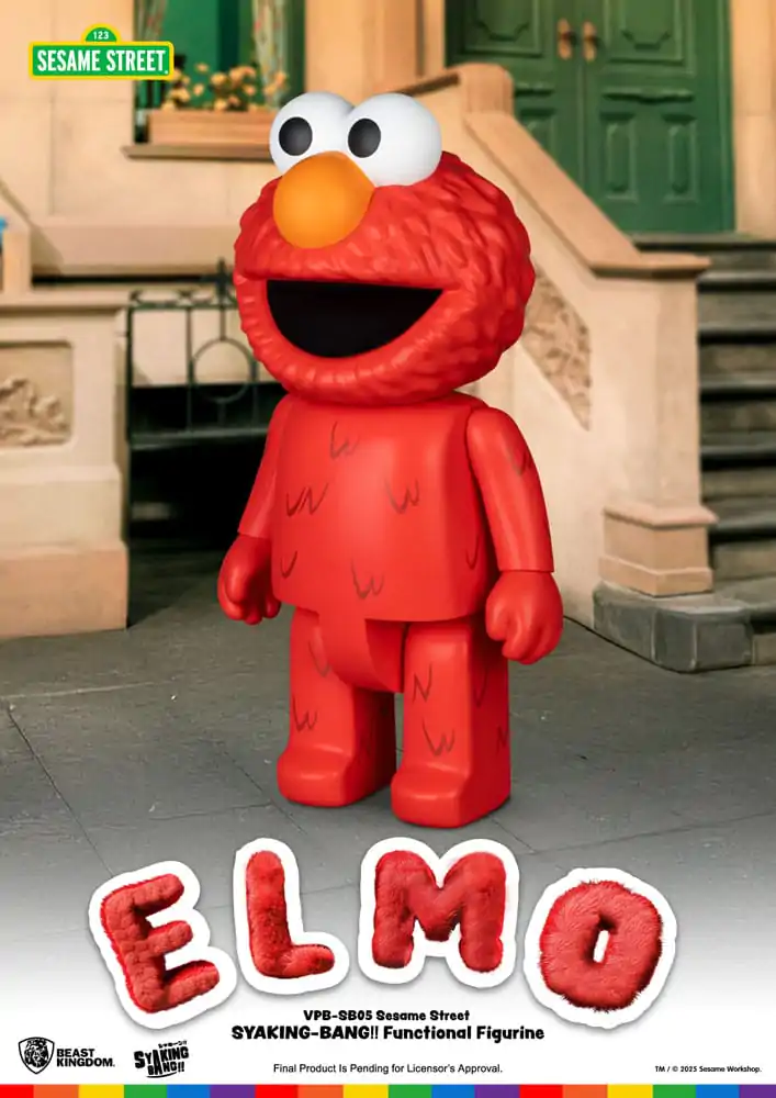 Sesame Street Syaking Bang Vinyl Piggy Bank Elmo 47 cm product photo