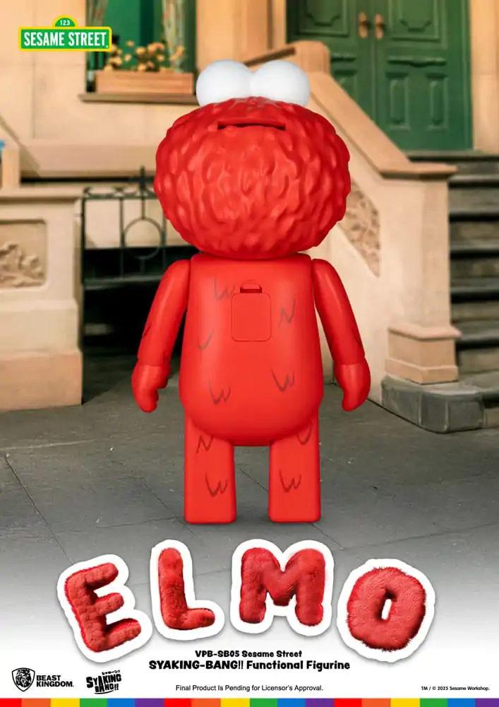 Sesame Street Syaking Bang Vinyl Piggy Bank Elmo 47 cm product photo
