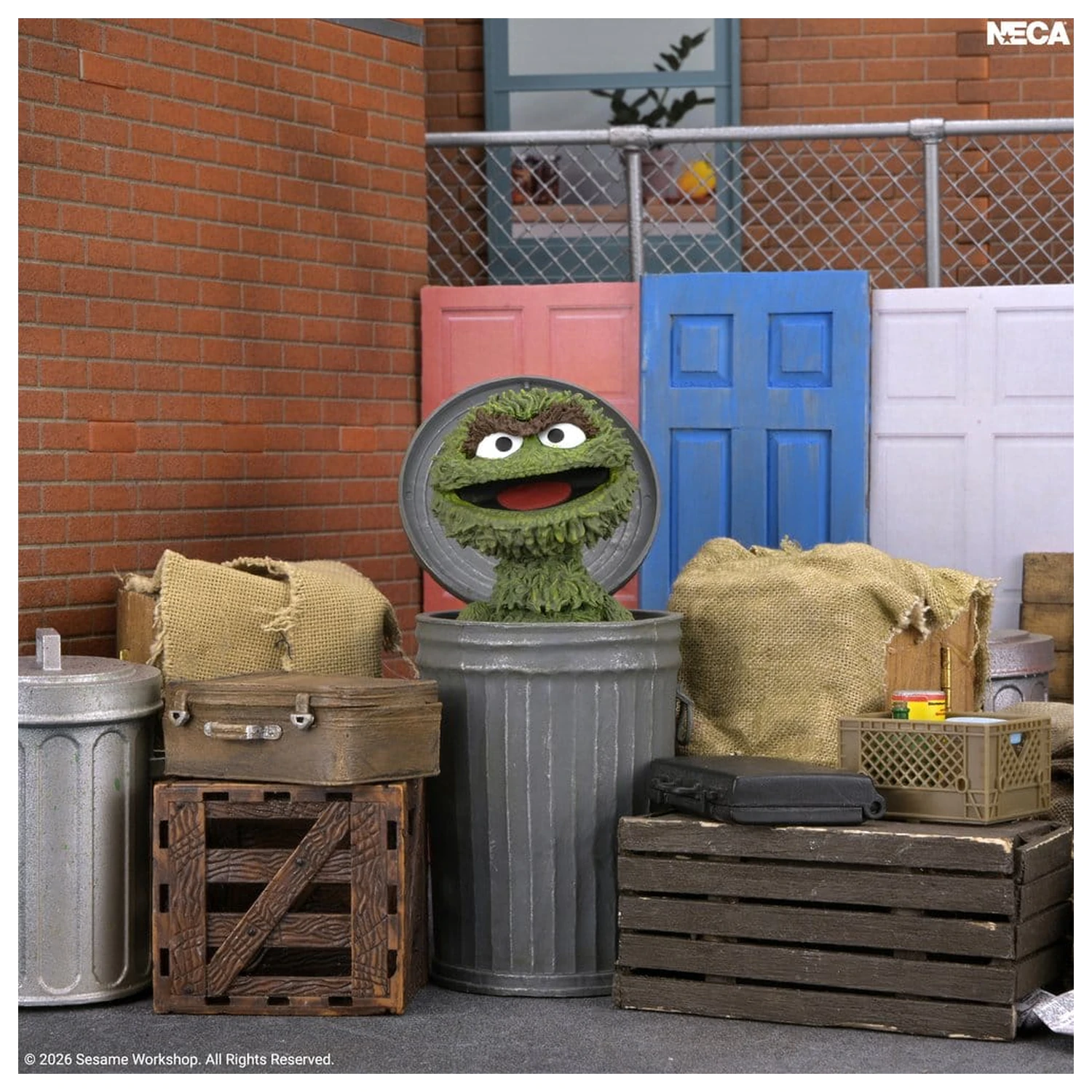 Sesame Street Ultimate Action Figure Oscar the Grouch 18 cm product photo