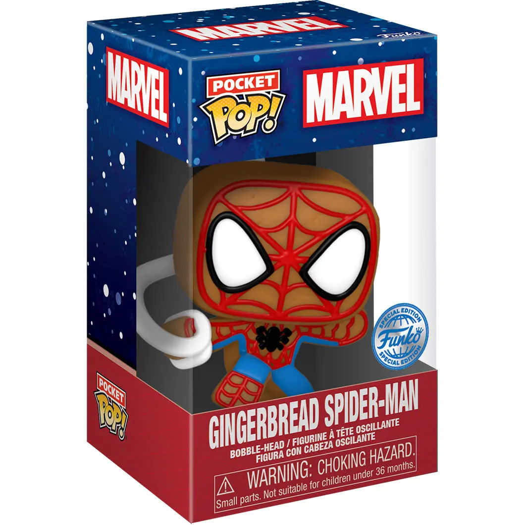 Set figure Pocket Pop &amp; Tee kids Marvel Spiderman Gingerbread Exclusive [11 years] product photo