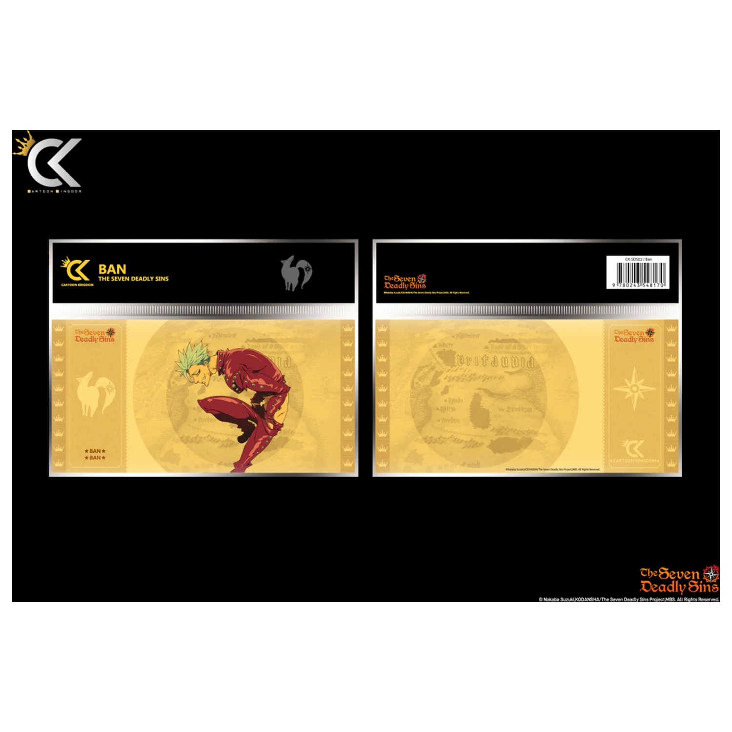 Seven Deadly Sins Ban Golden Ticket product photo