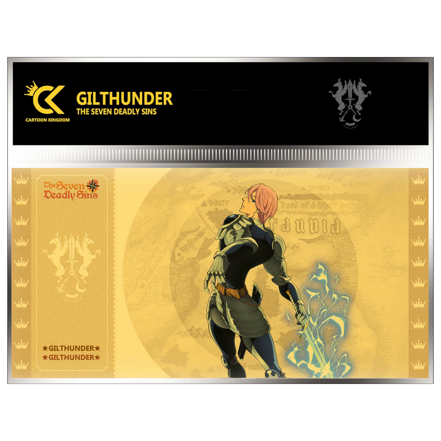 Seven Deadly Sins Gilthunder Golden Ticket product photo