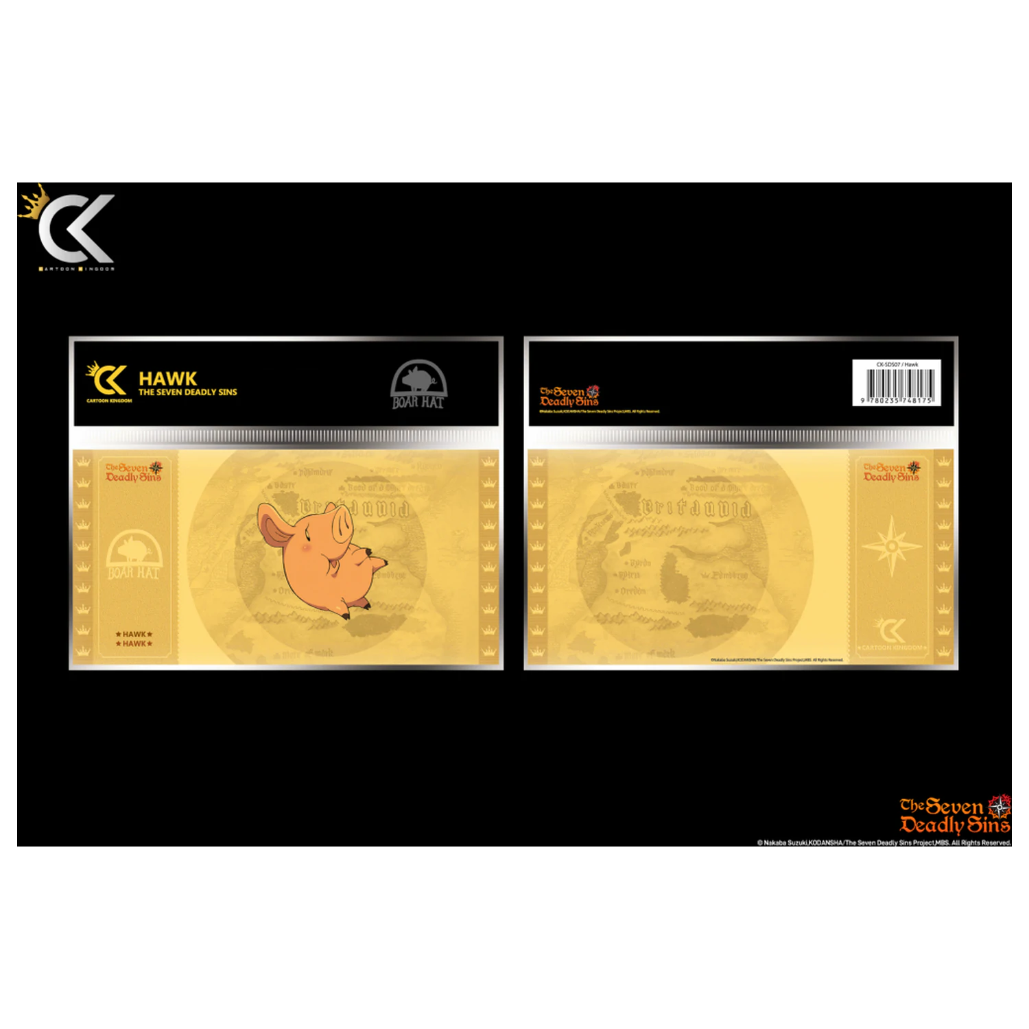 Seven Deadly Sins Hawk Golden Ticket product photo