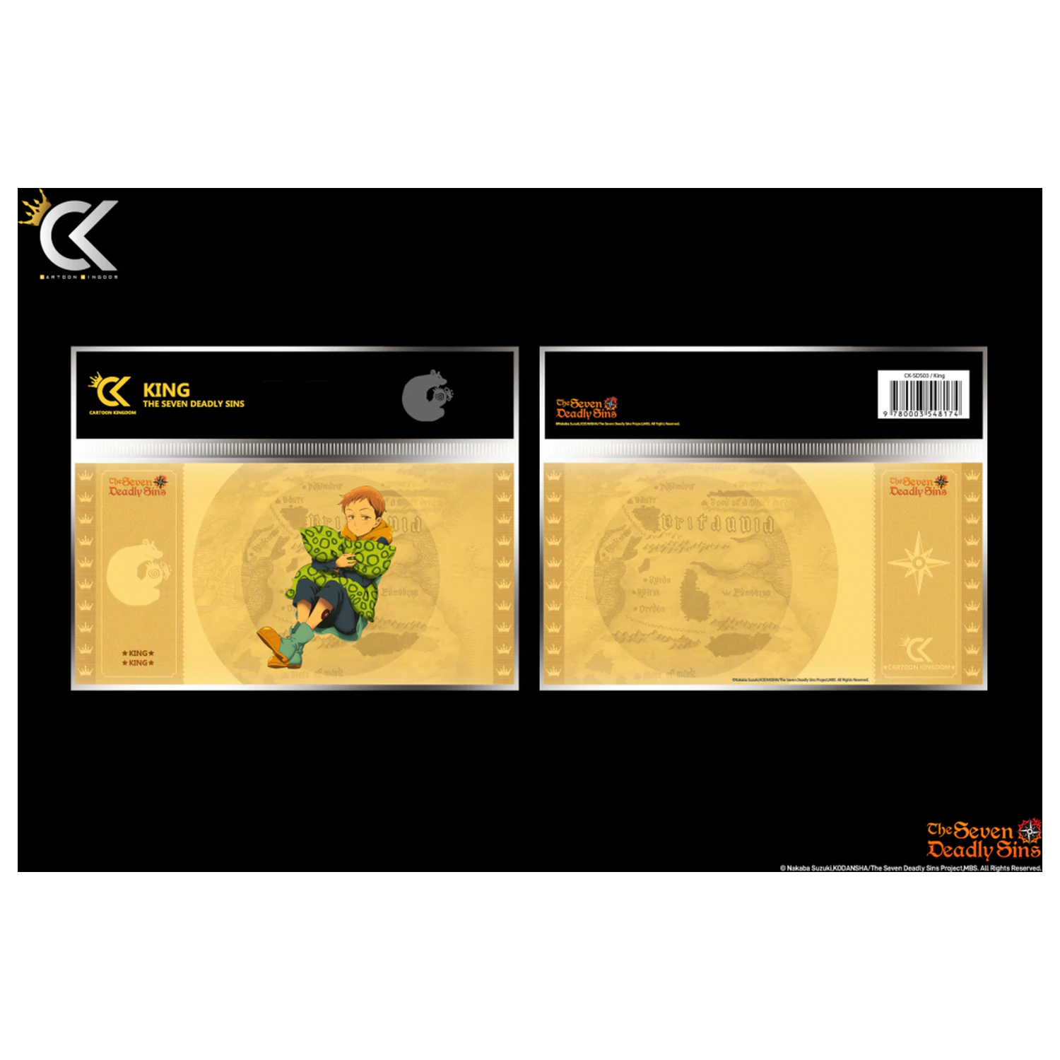 Seven Deadly Sins King Golden Ticket product photo