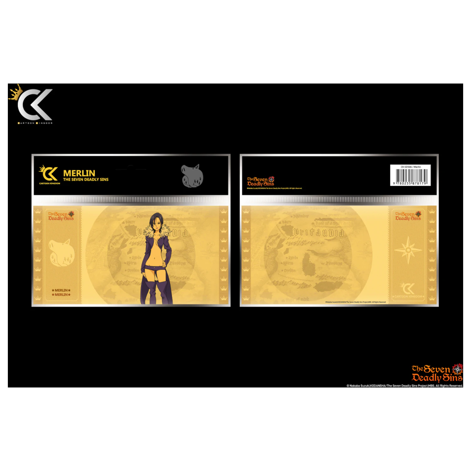 Seven Deadly Sins Merlin Golden Ticket product photo