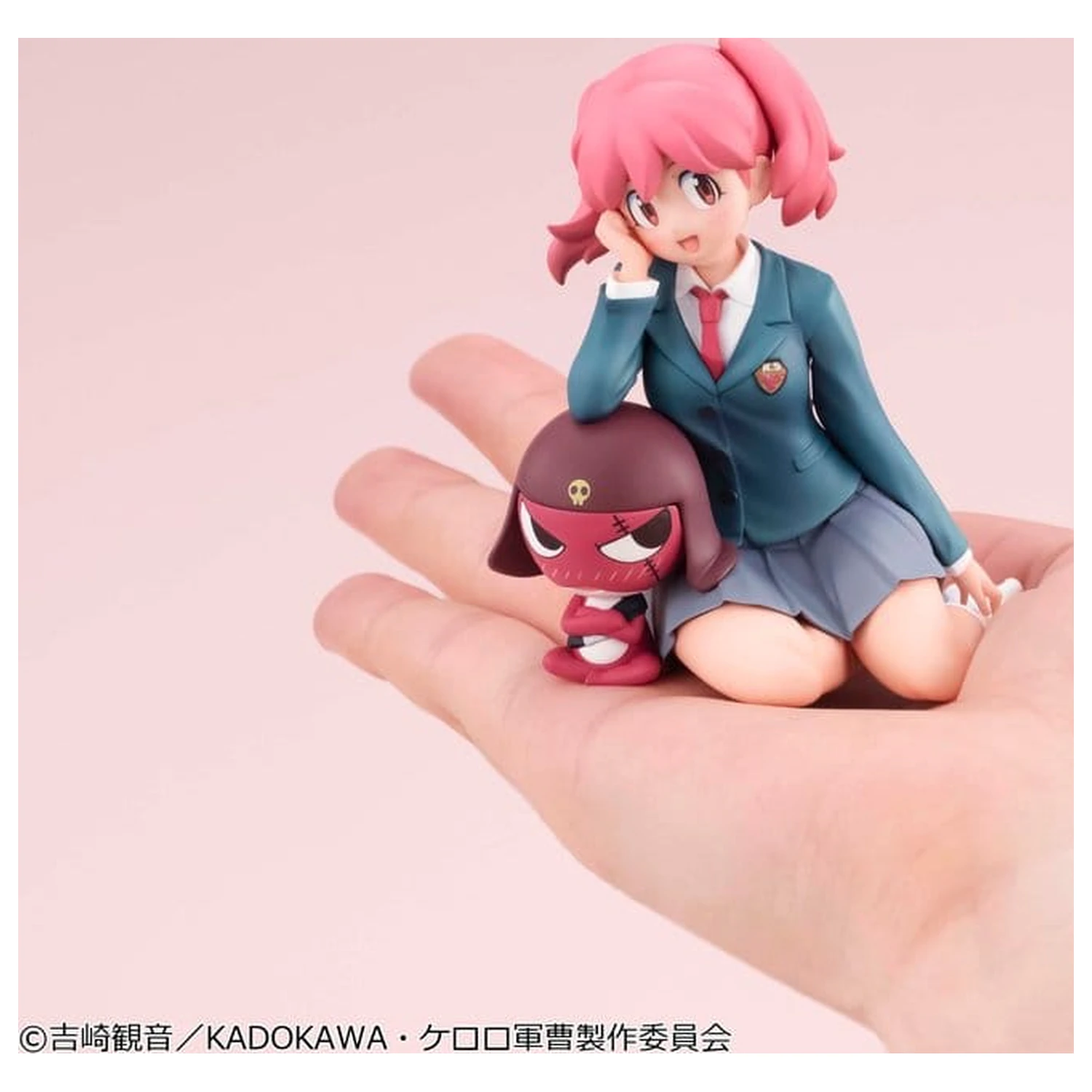 Sgt. Frog Melty Princess PVC Figure Natsumi & Giroro Palm Size 9 cm product photo