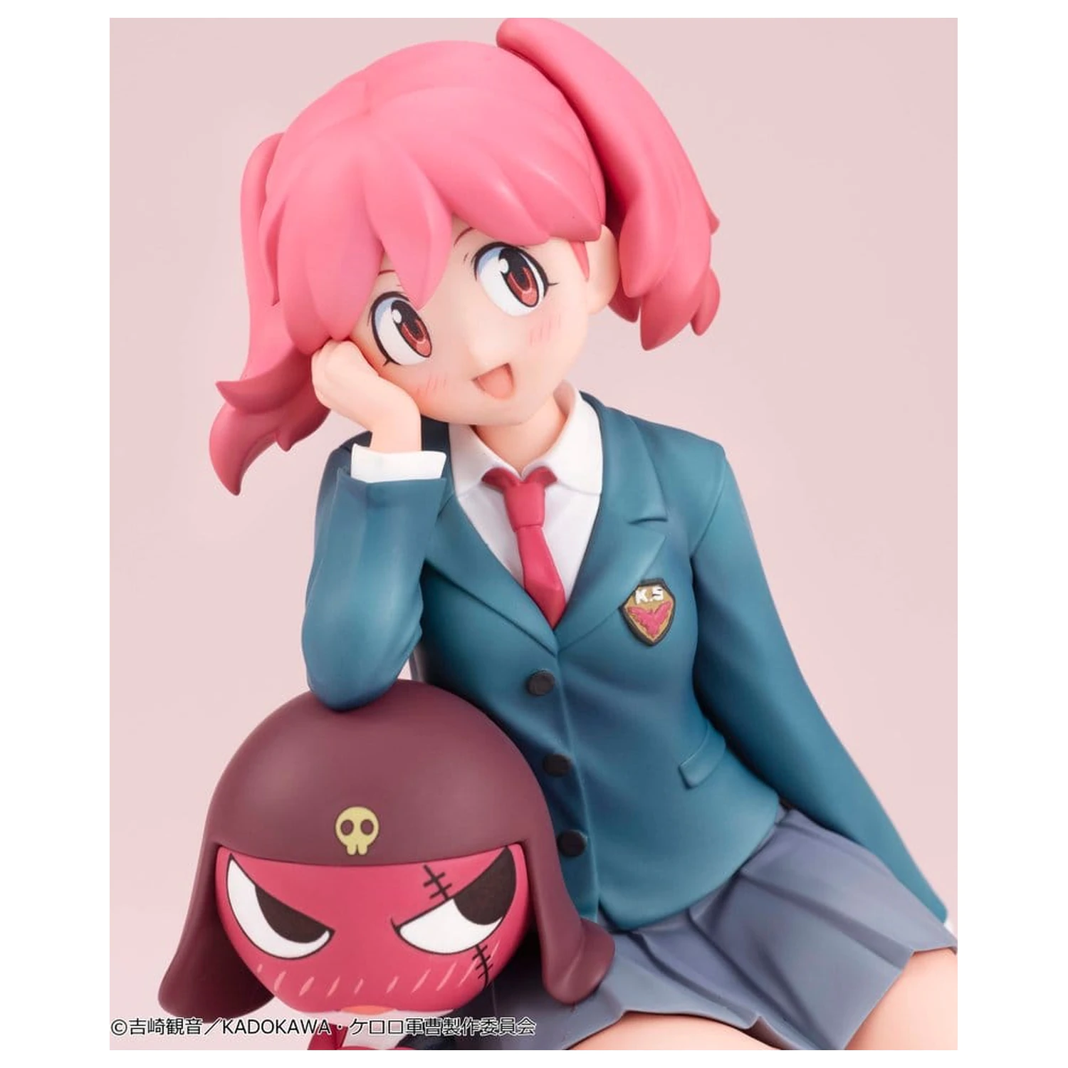 Sgt. Frog Melty Princess PVC Figure Natsumi & Giroro Palm Size 9 cm product photo