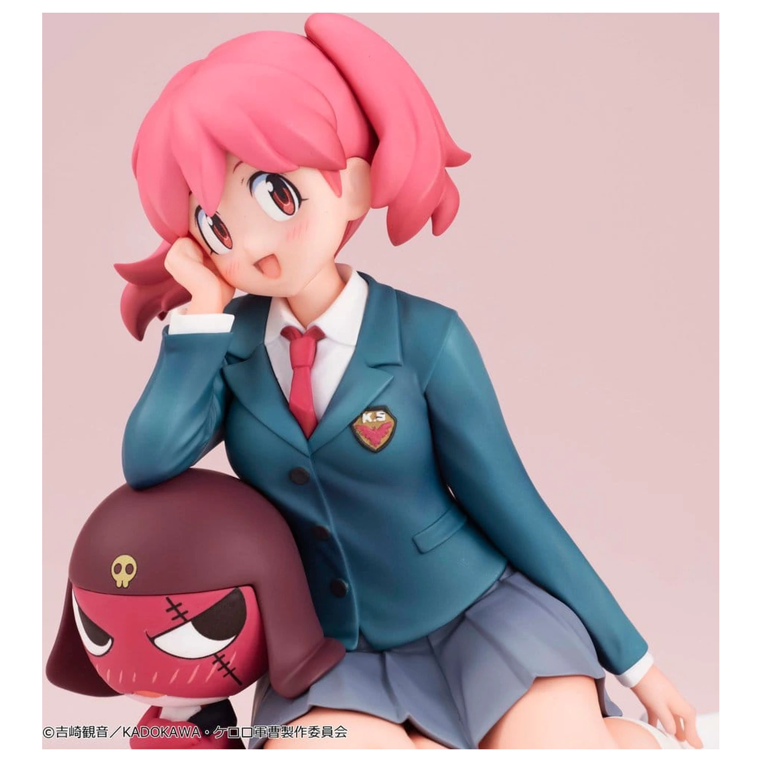 Sgt. Frog Melty Princess PVC Figure Natsumi & Giroro Palm Size 9 cm product photo