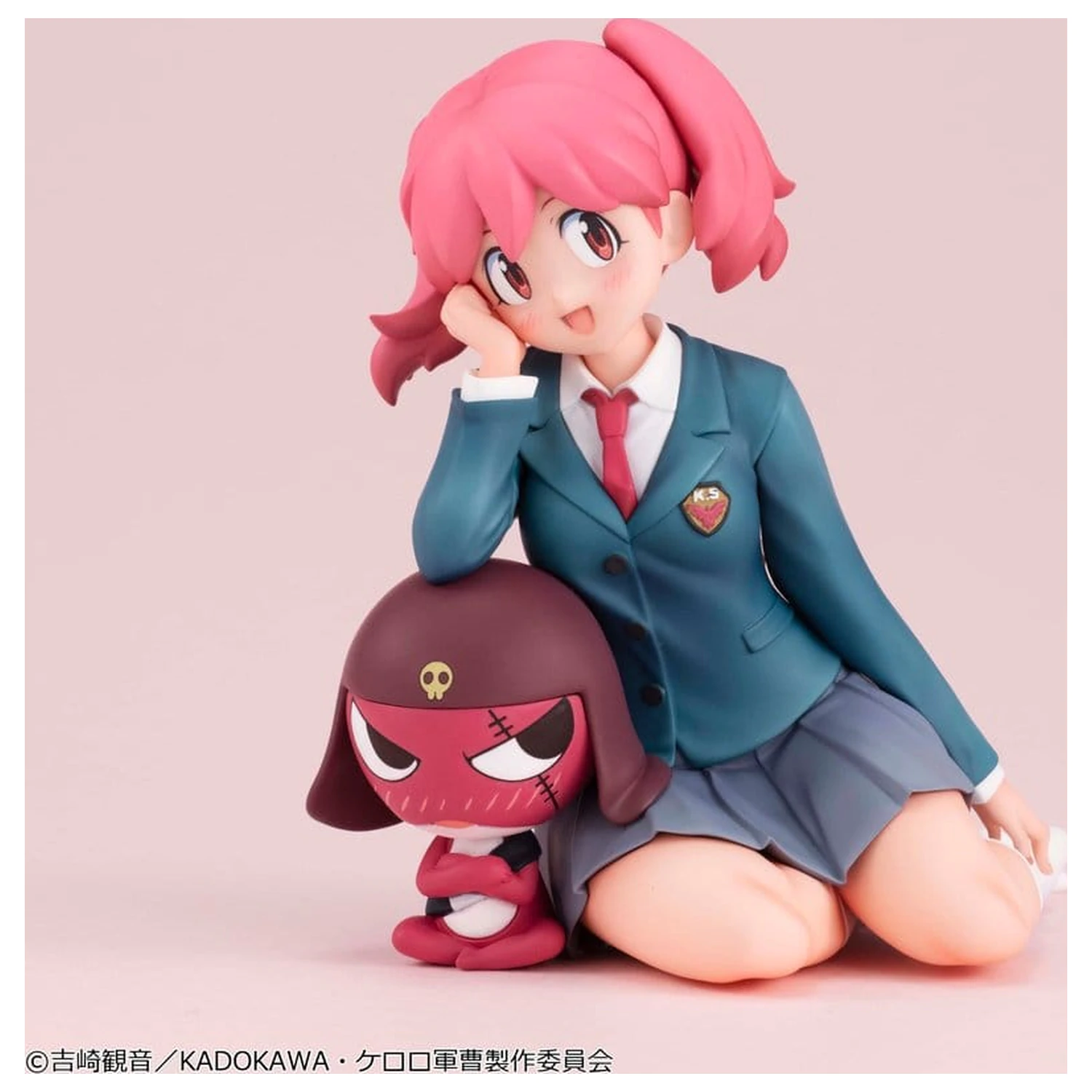 Sgt. Frog Melty Princess PVC Figure Natsumi & Giroro Palm Size 9 cm product photo