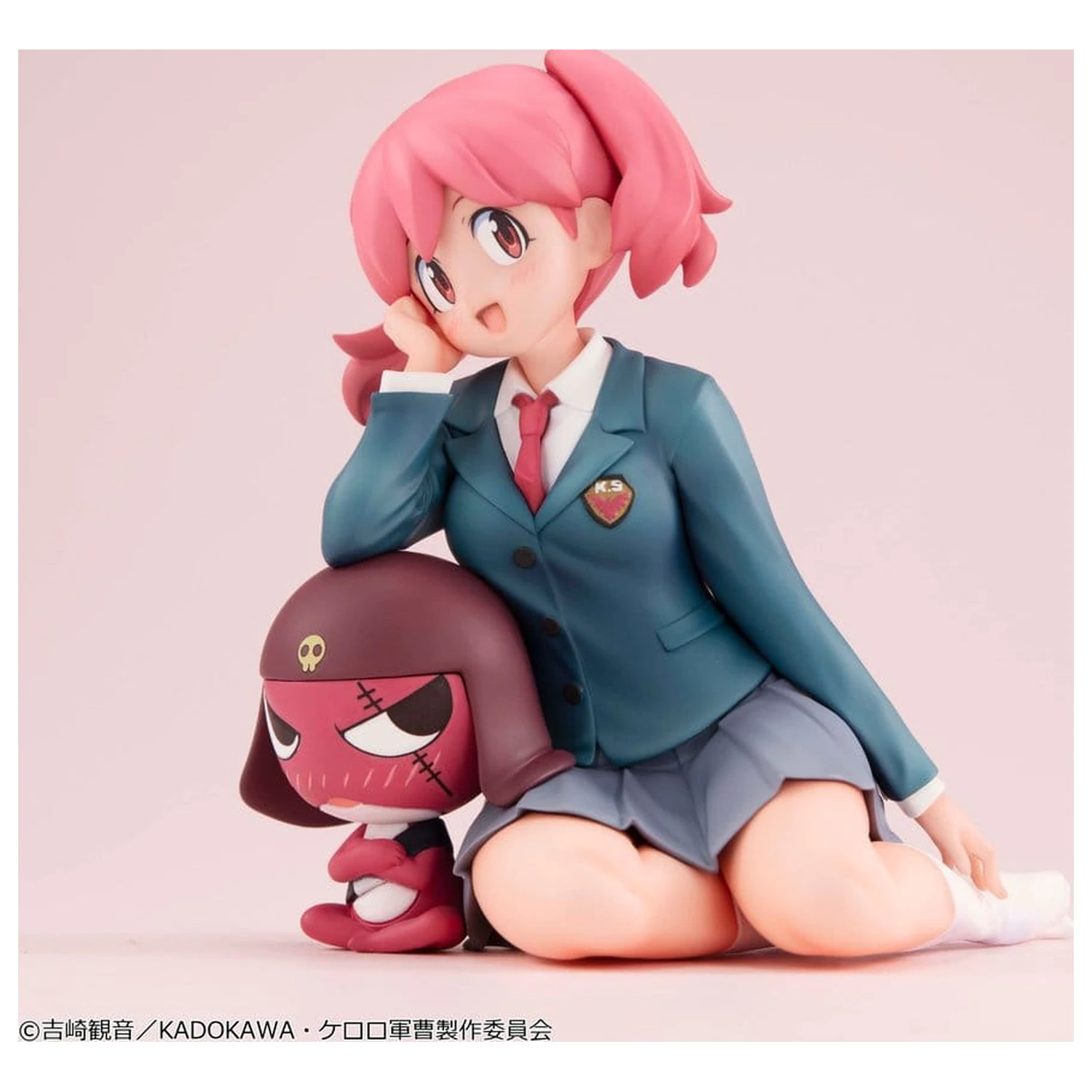 Sgt. Frog Melty Princess PVC Figure Natsumi & Giroro Palm Size 9 cm product photo