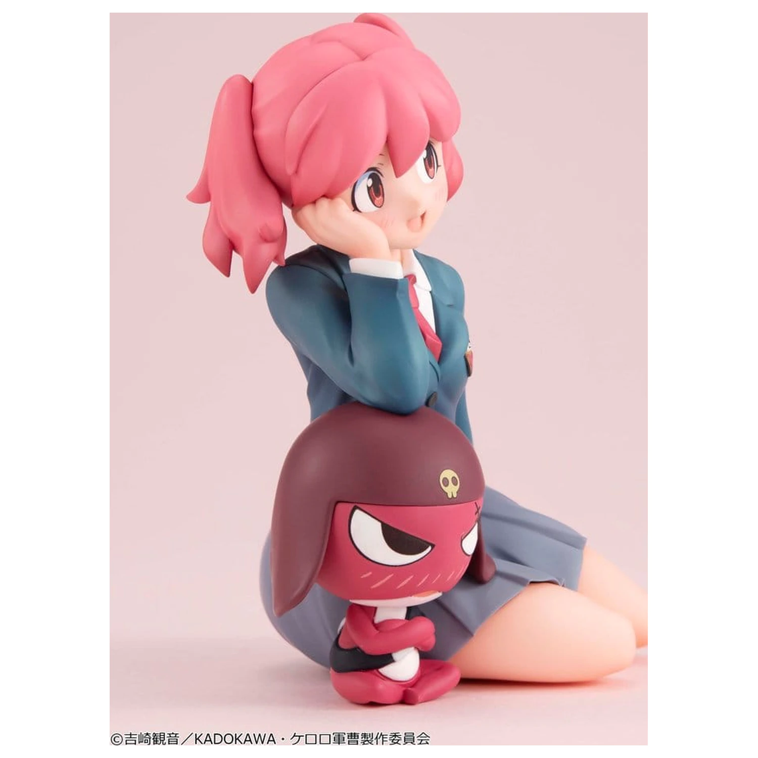 Sgt. Frog Melty Princess PVC Figure Natsumi & Giroro Palm Size 9 cm product photo