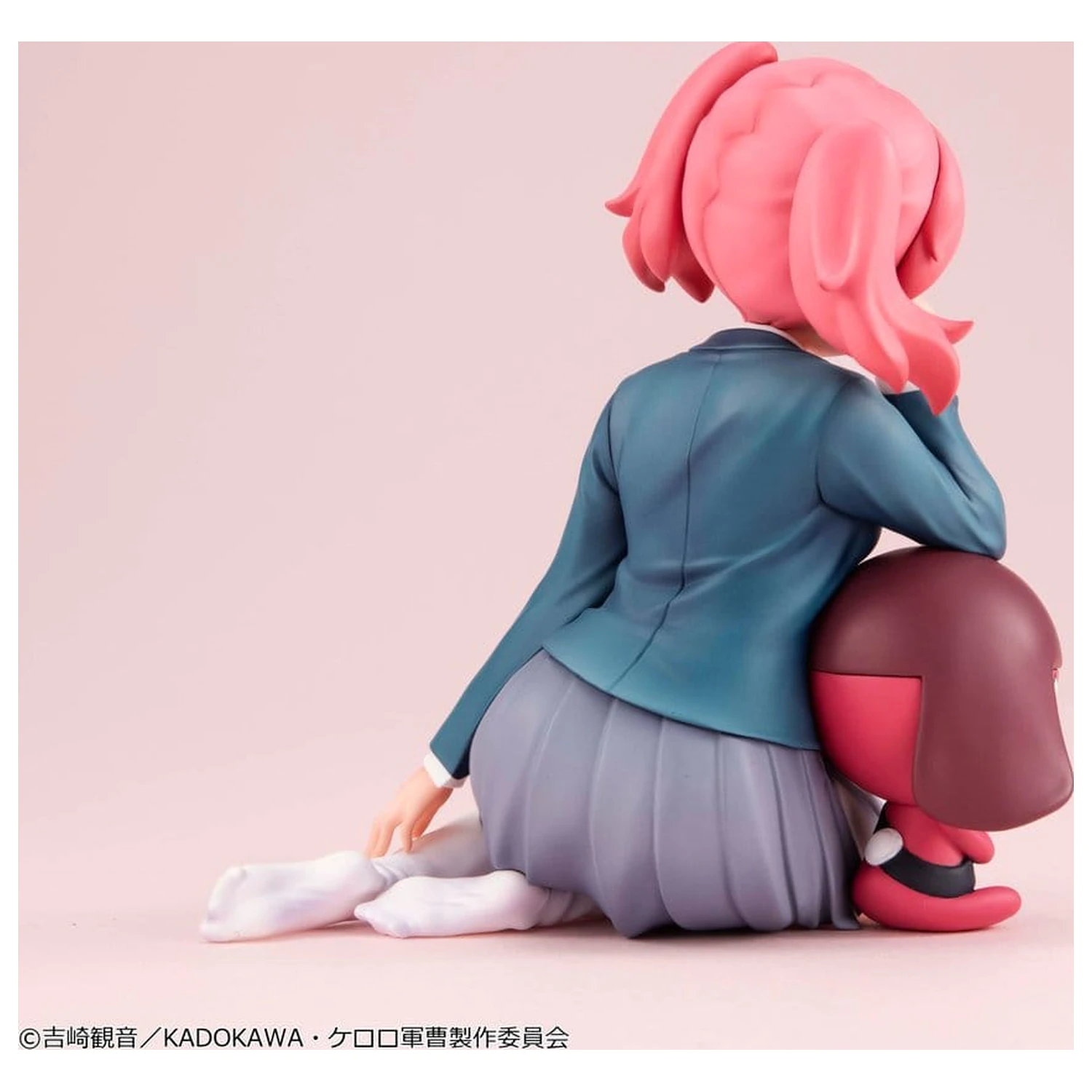 Sgt. Frog Melty Princess PVC Figure Natsumi & Giroro Palm Size 9 cm product photo