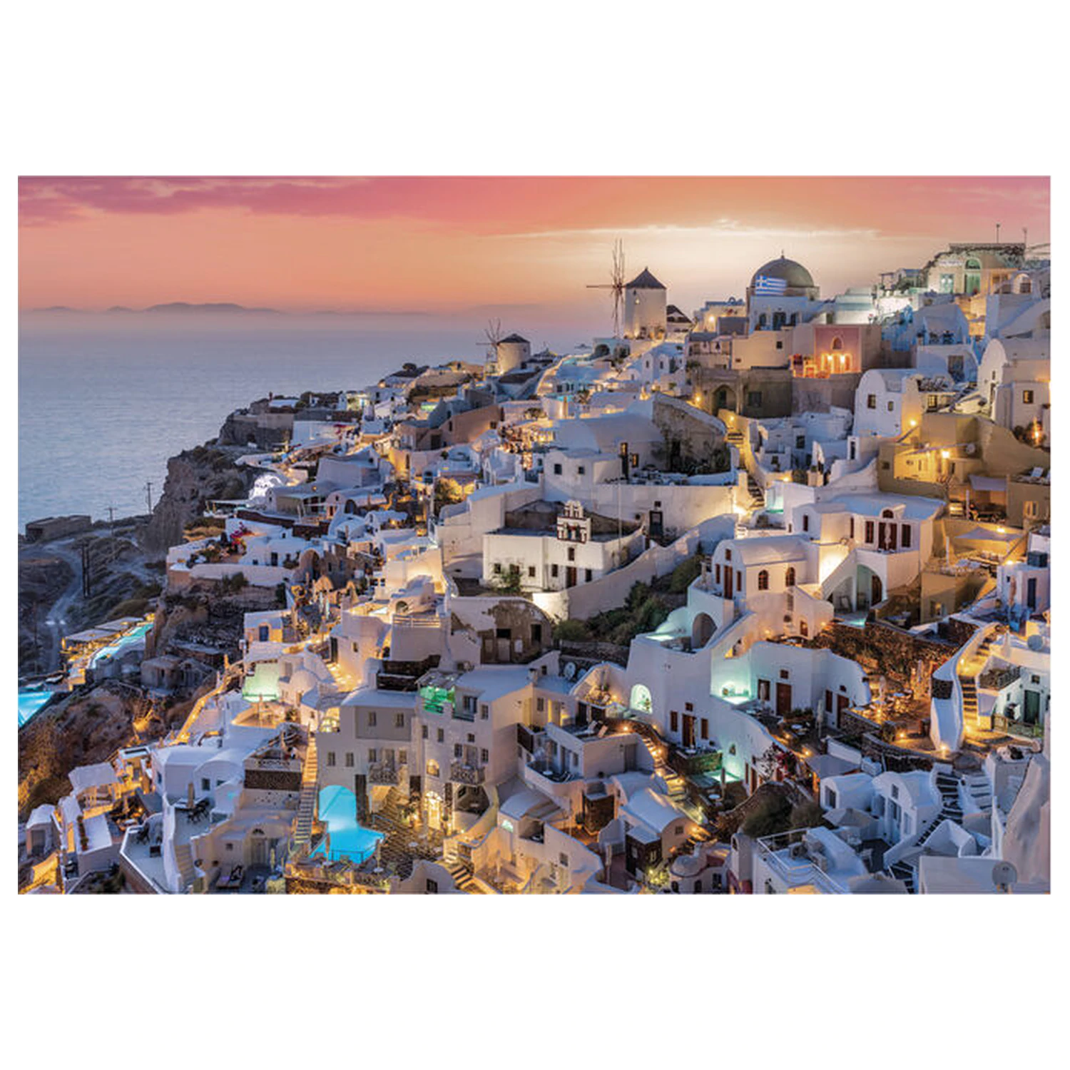 Shades of Santorini puzzle 1000pcs product photo