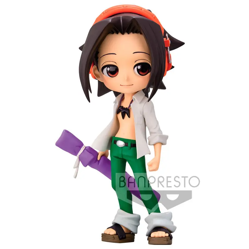 Shaman King Q Posket Mini Figure Yoh Asakura Ver. A 14 cm product photo