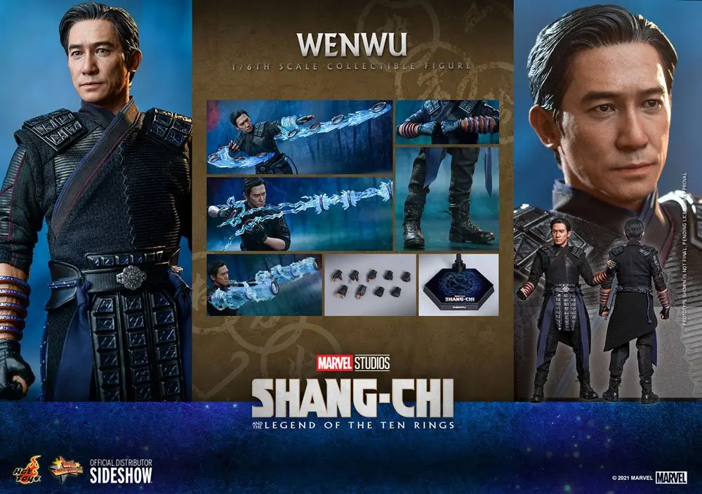 Shang-Chi and the Legend of the Ten Rings Movie Masterpiece Action Figure 1/6 Wenwu 28 cm termékfotó