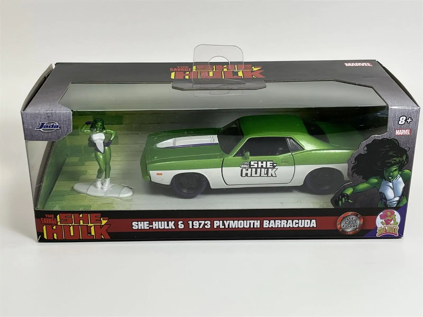 She-Hulk Diecast Model 1/32 1973 Plymouth Barracuda termékfotó