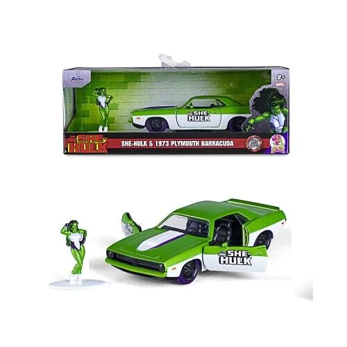 She-Hulk Diecast Model 1/32 1973 Plymouth Barracuda termékfotó