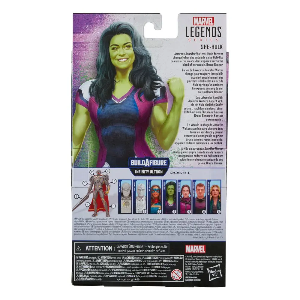 She-Hulk Marvel Legends Series Action Figure Infinity Ultron BAF: She-Hulk 15 cm product photo