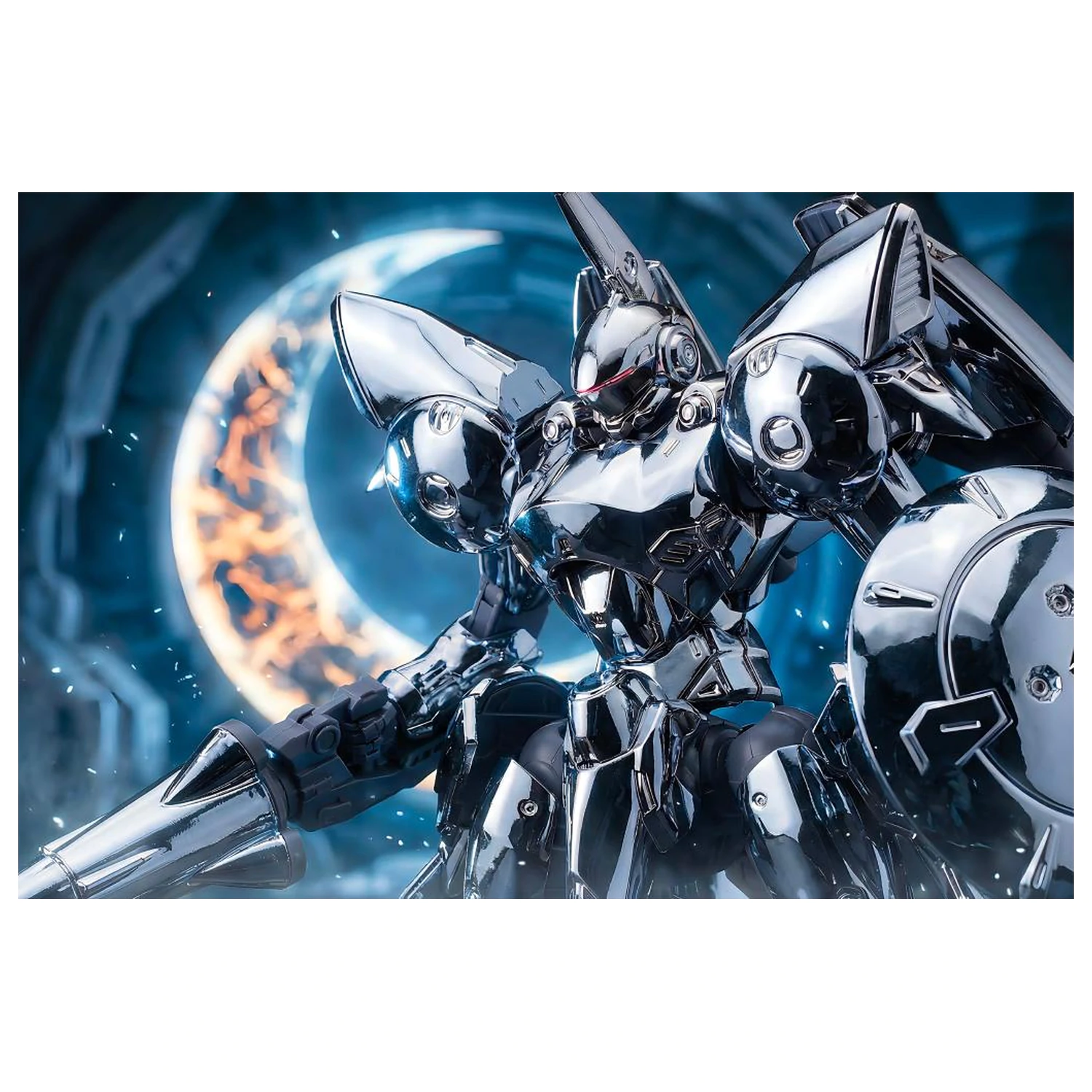 SHEIK MAINLAND Ultra Action Trooper Actaeon Silver Model Kit 1/144 product photo