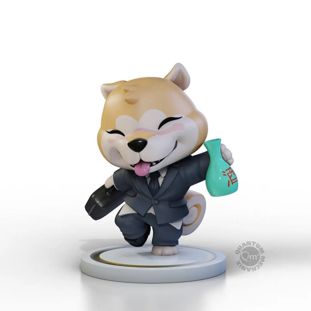 Shiba Inu Collection Qrew Art Premium Vinyl Figure Salaryman 10 cm product photo