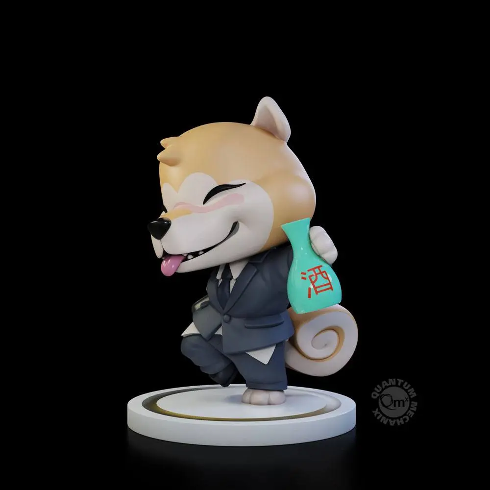 Shiba Inu Collection Qrew Art Premium Vinyl Figure Salaryman 10 cm product photo