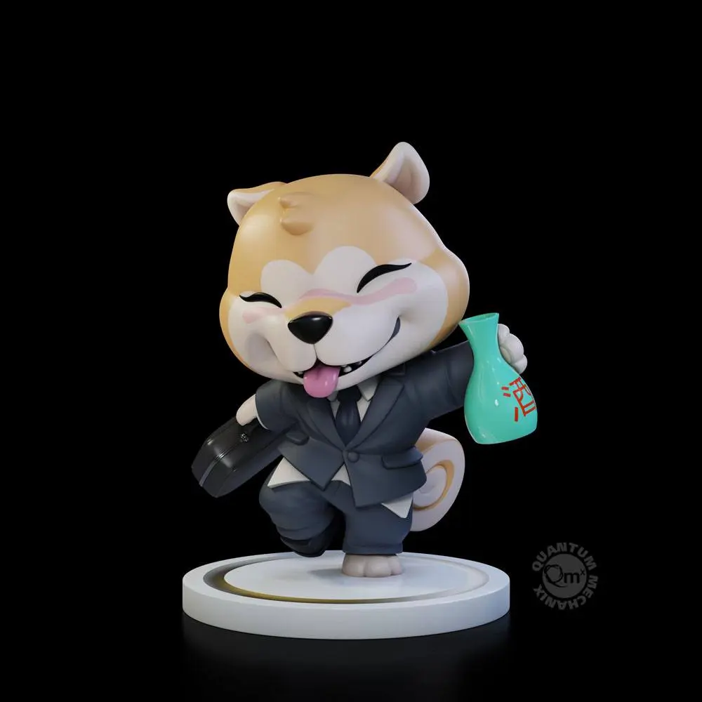 Shiba Inu Collection Qrew Art Premium Vinyl Figure Salaryman 10 cm product photo
