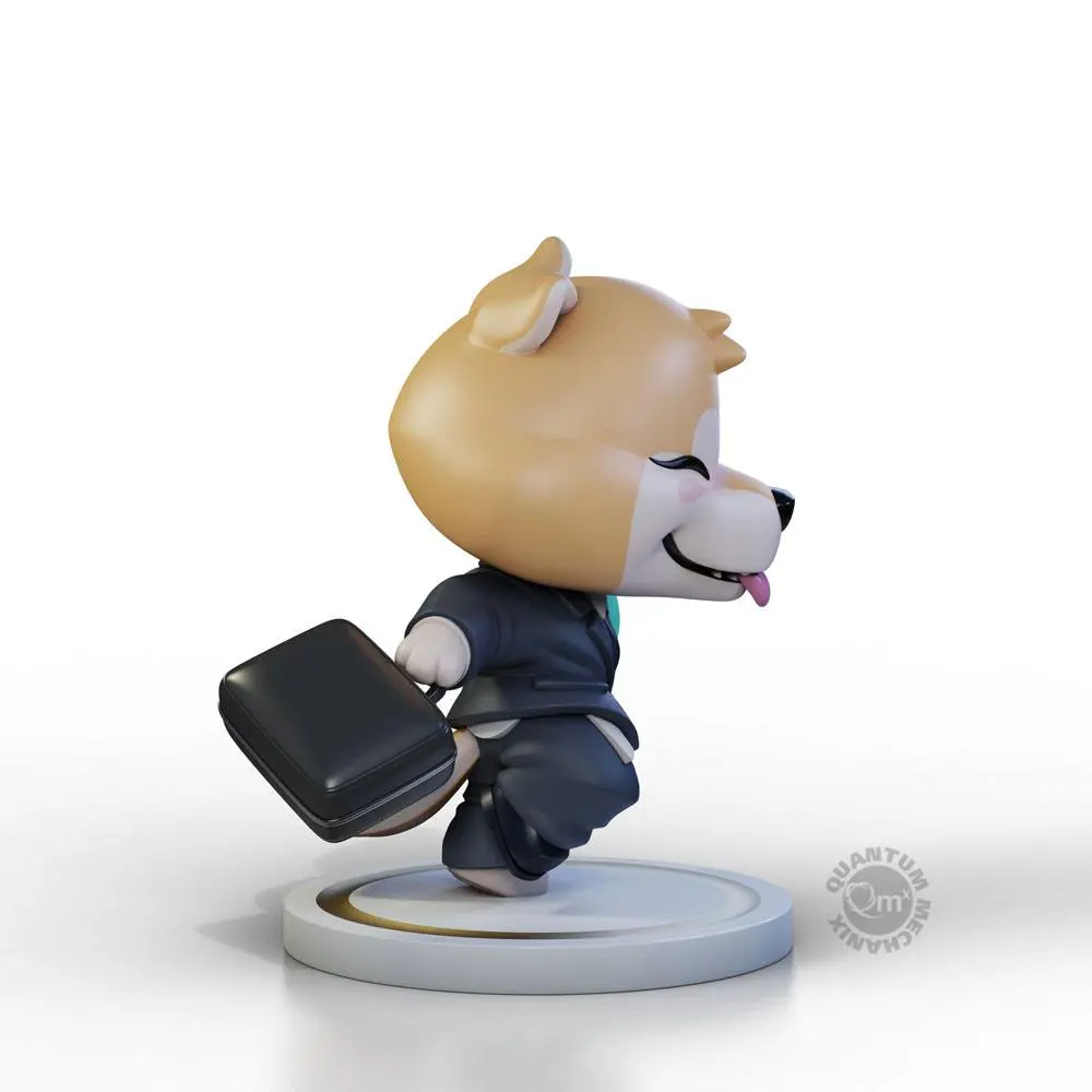 Shiba Inu Collection Qrew Art Premium Vinyl Figure Salaryman 10 cm product photo