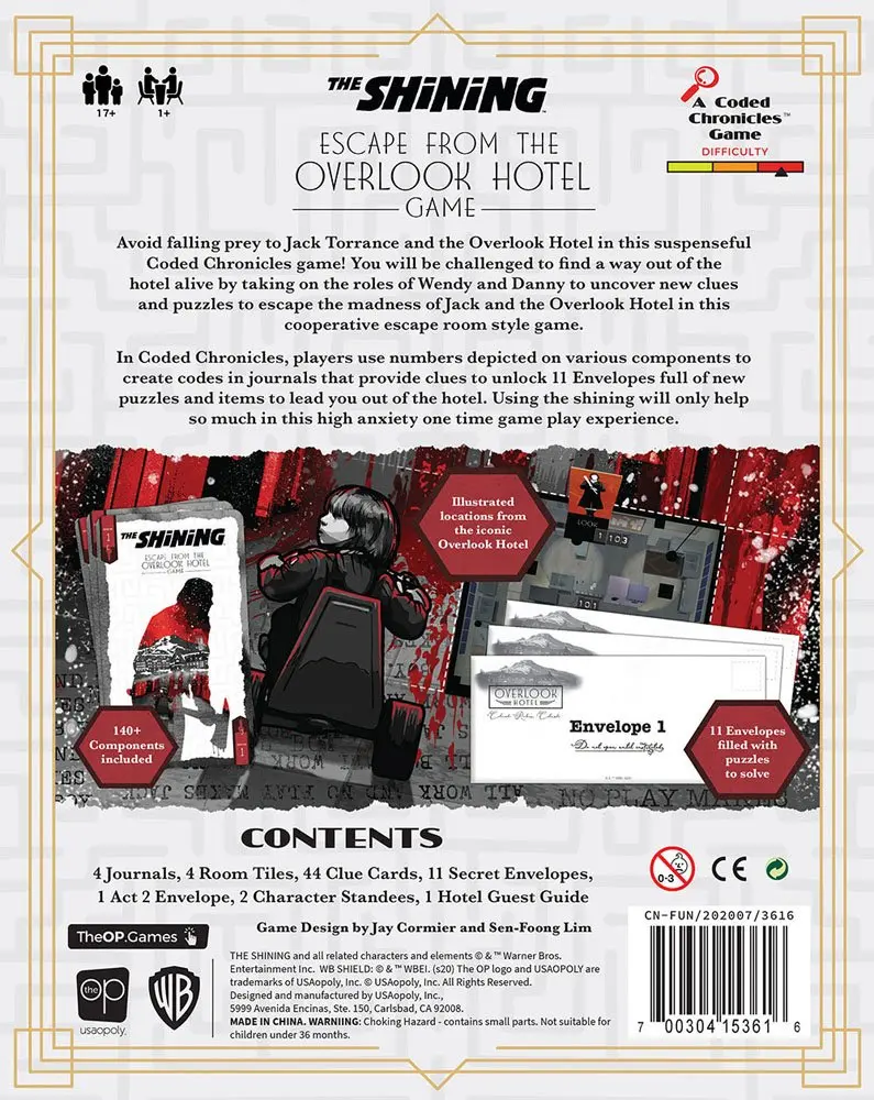 Shining Board Game Escape from the Overlook Hotel - A Coded Chronicles™ Game *English Version* product photo