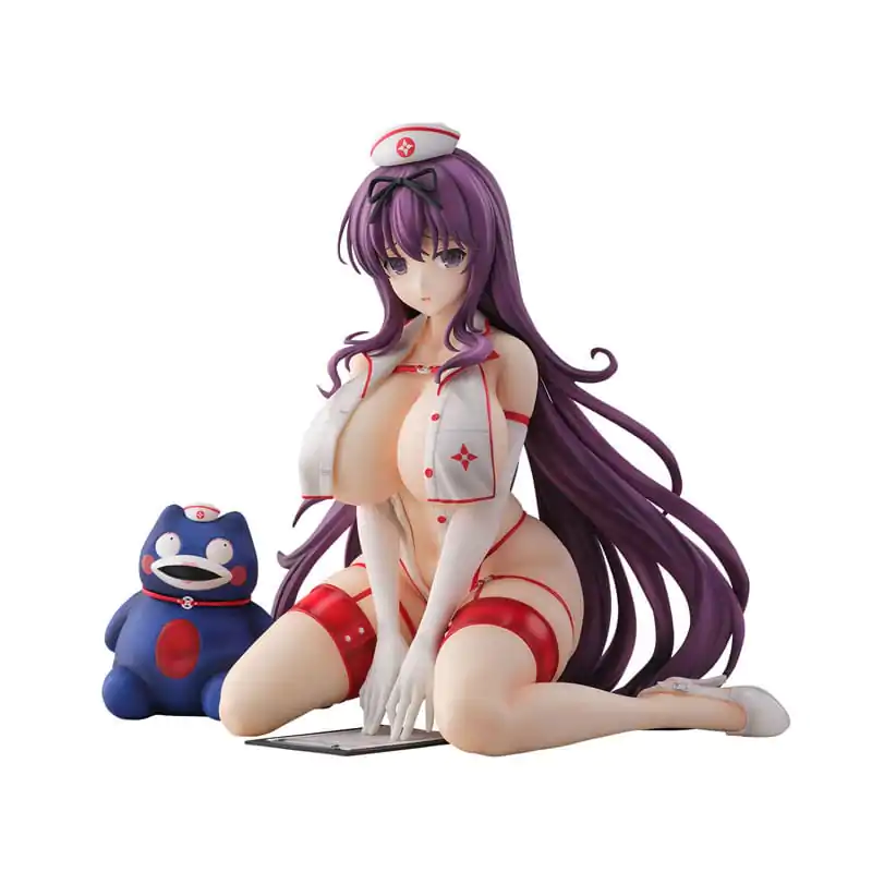 Shinobi Master Senran Kagura: New Link PVC Statue 1/4 Murasaki: Sexy Nurse Ver. 23 cm product photo