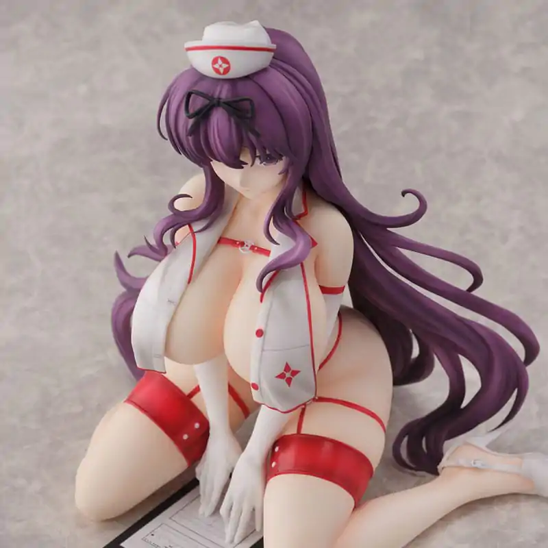 Shinobi Master Senran Kagura: New Link PVC Statue 1/4 Murasaki: Sexy Nurse Ver. 23 cm product photo