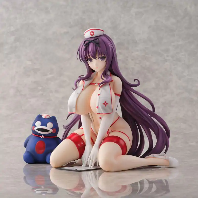 Shinobi Master Senran Kagura: New Link PVC Statue 1/4 Murasaki: Sexy Nurse Ver. 23 cm product photo