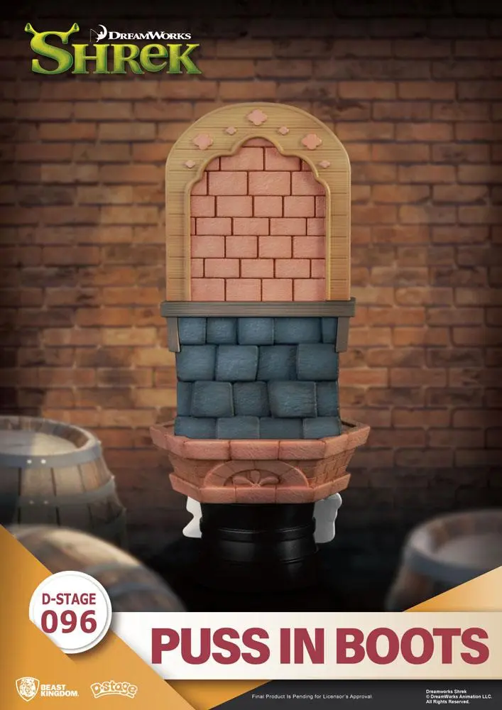 Shrek D-Stage PVC Diorama Puss In Boots Closed Box Version 15 cm product photo