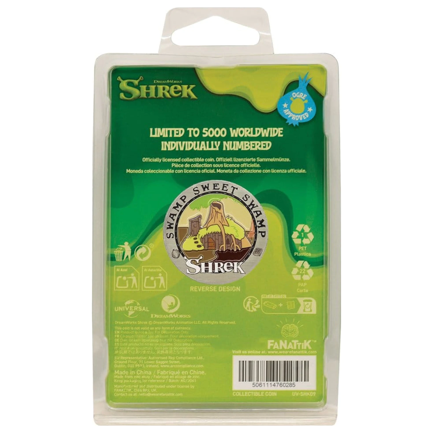 Shrek Collectable Coin Swamp Sweet Swamp Limited Edition product photo