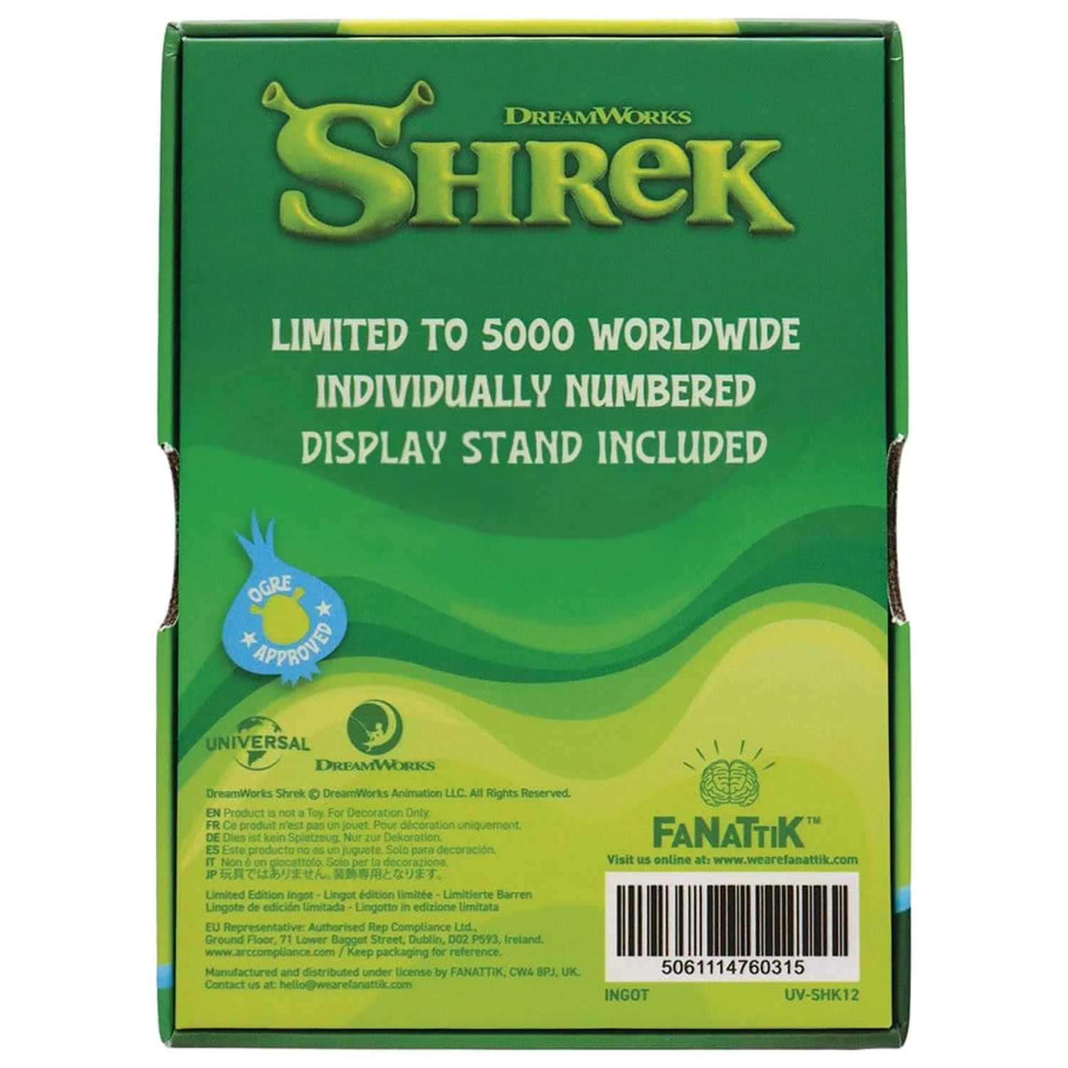 Shrek Ingot Stained Glass-Style Limited Edition product photo