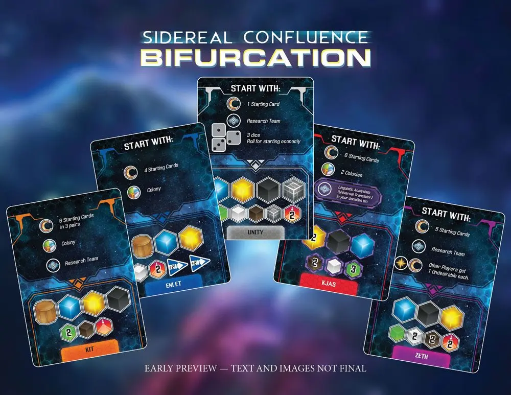 Sidereal Confluence Board Game Expansion Bifurcation *English Version* product photo