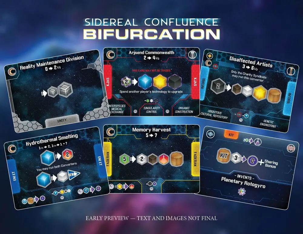 Sidereal Confluence Board Game Expansion Bifurcation *English Version* product photo