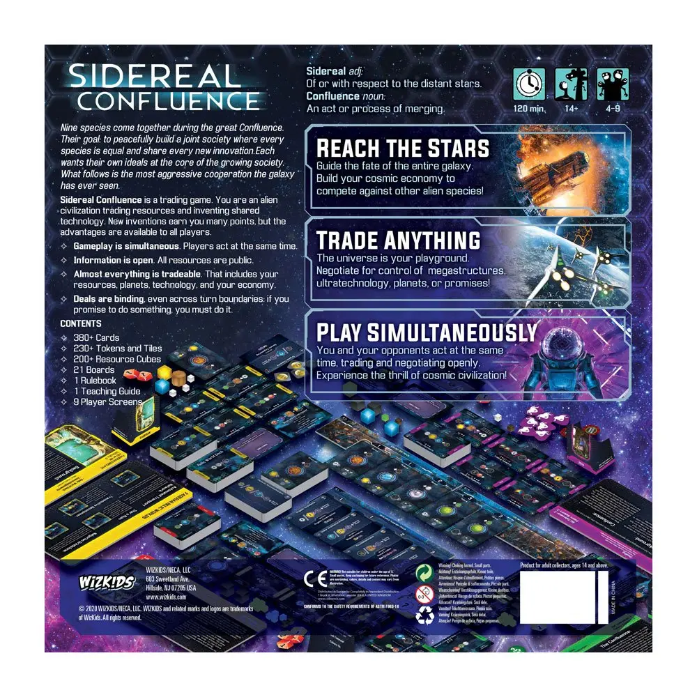 Sidereal Confluence Board Game Remastered Edition *English Version* product photo