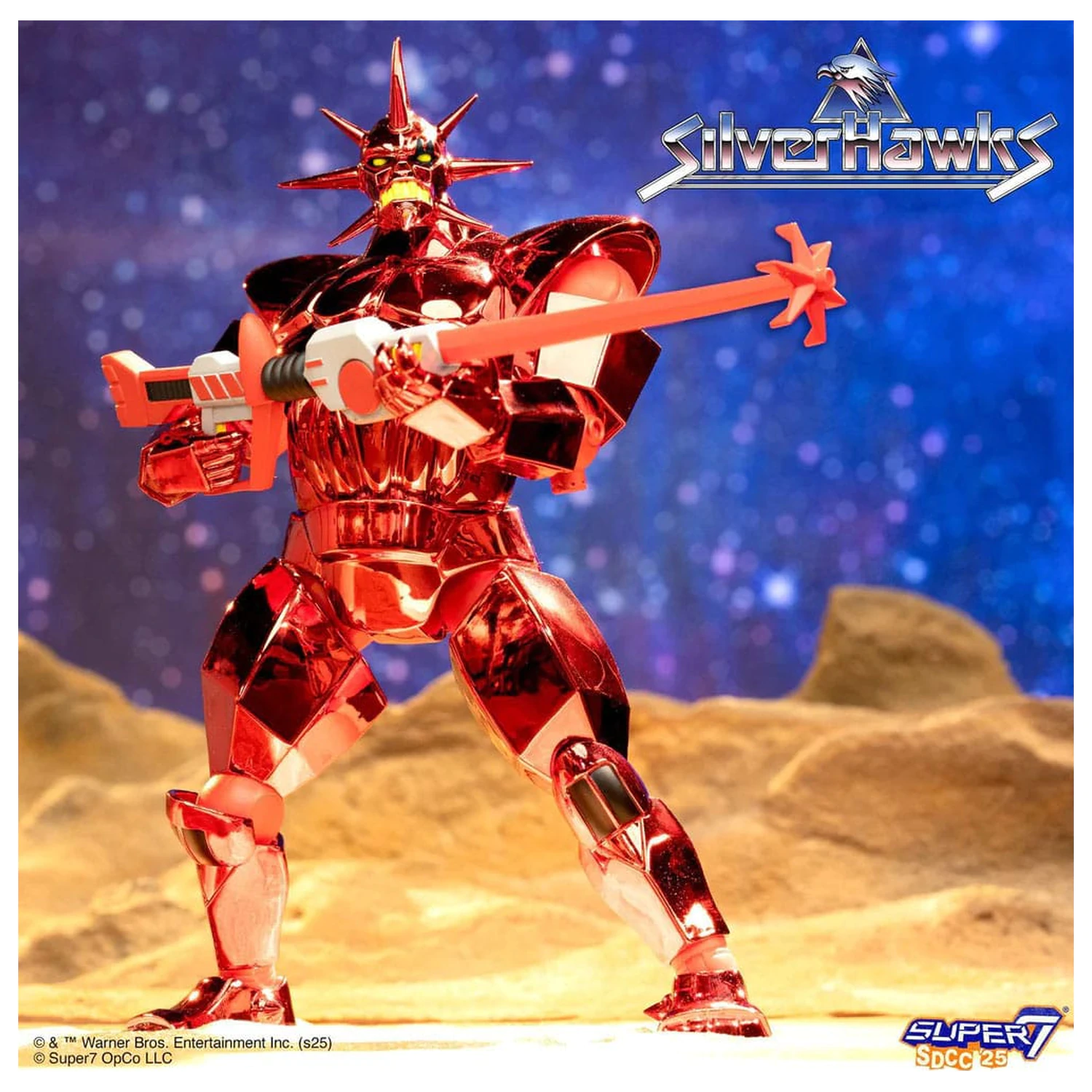 SilverHawks Ultimates Action Figure Mon*Star Metallic Vac Metal 18 cm product photo