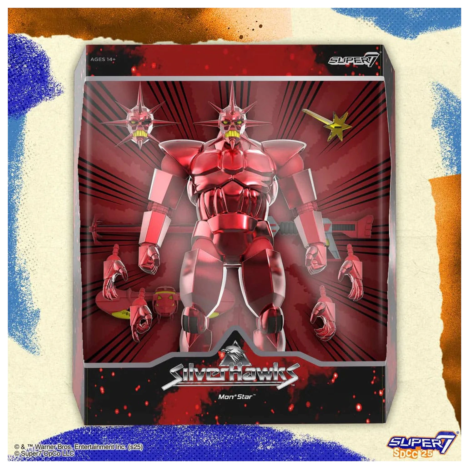 SilverHawks Ultimates Action Figure Mon*Star Metallic Vac Metal 18 cm product photo