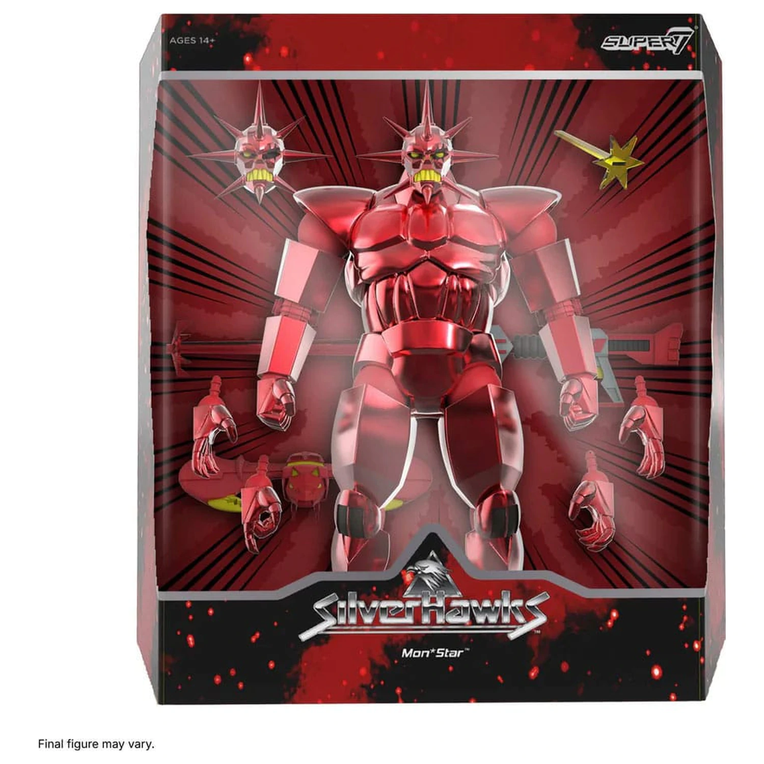 SilverHawks Ultimates Action Figure Mon*Star Metallic Vac Metal 18 cm product photo