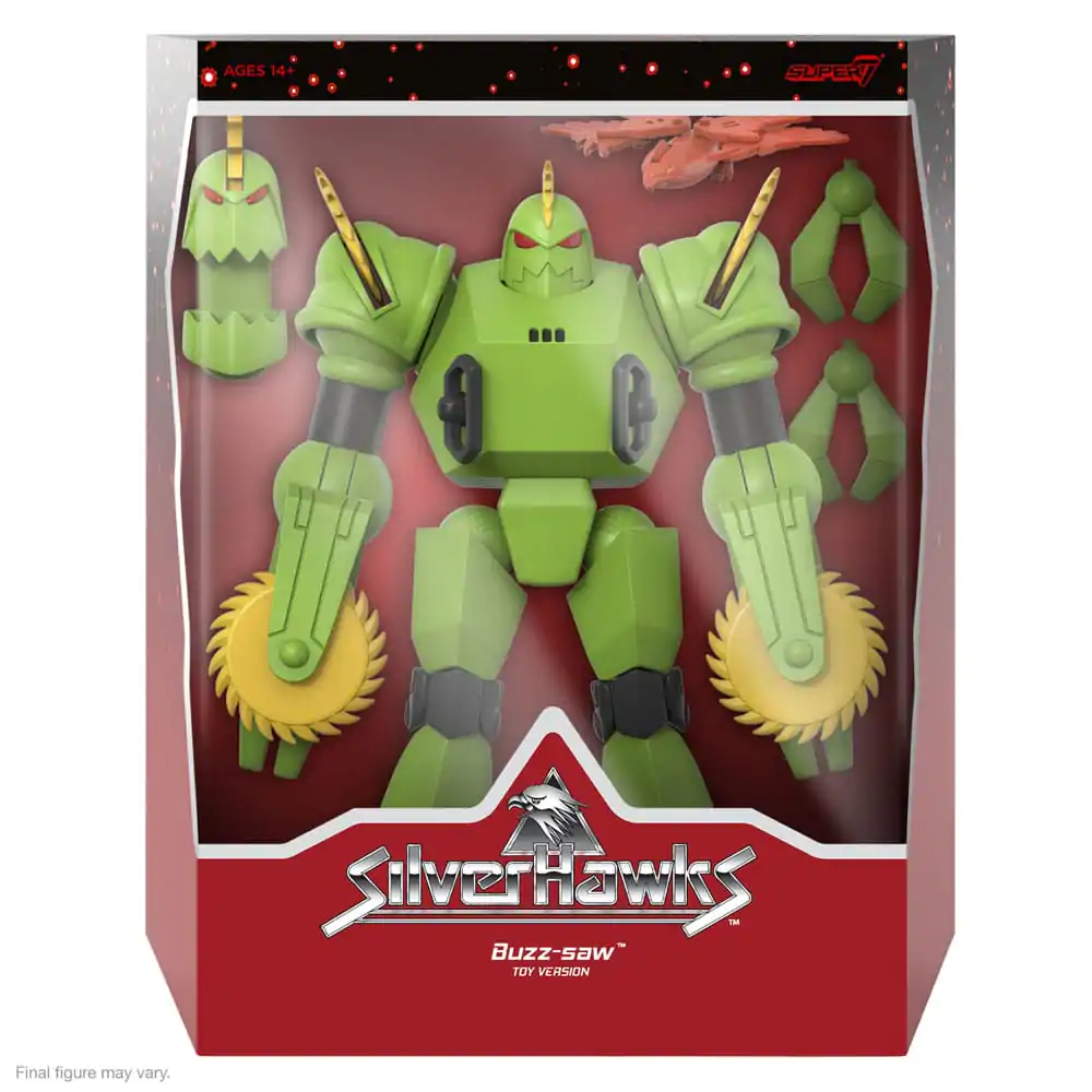 SilverHawks Ultimates Action Figure Buzz-Saw (Toy Version) 18 cm termékfotó