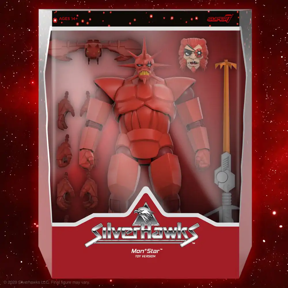 SilverHawks Ultimates Action Figure Mon*Star (Toy Version) 18 cm termékfotó