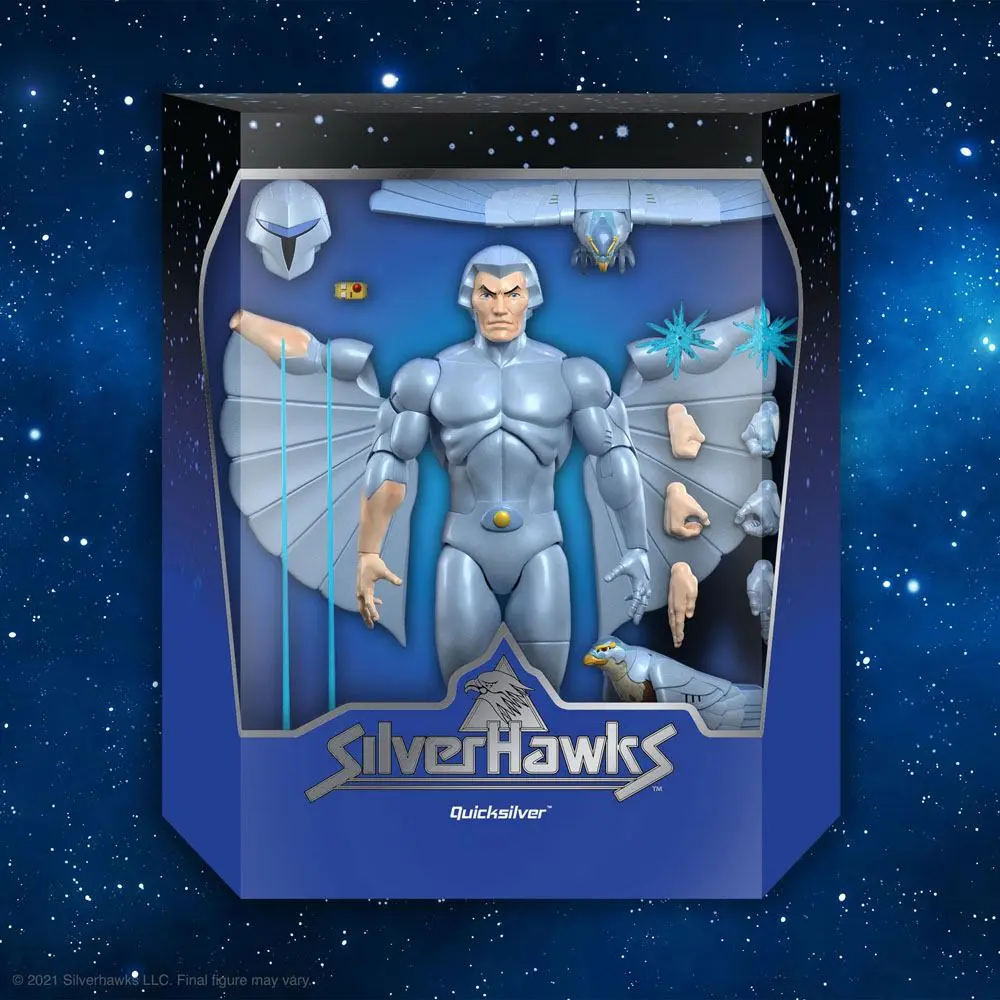 SilverHawks Ultimates Action Figure Quicksilver 18 cm termékfotó