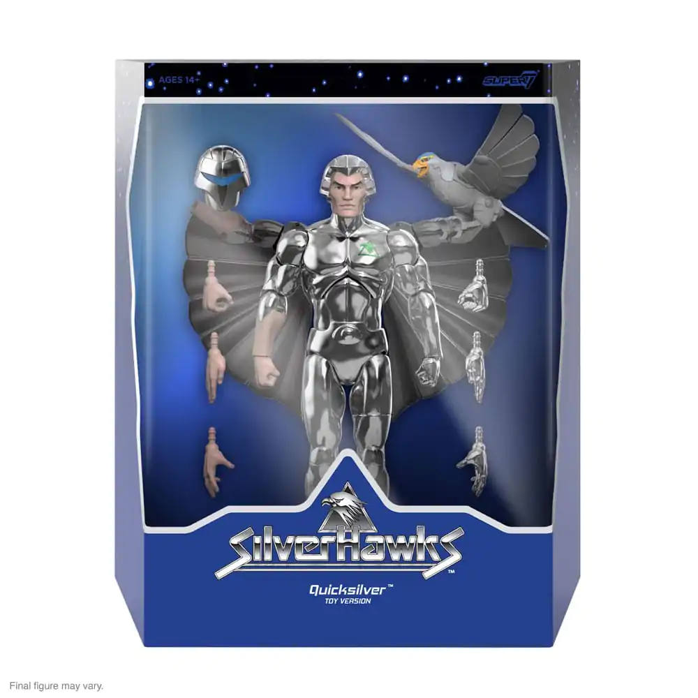 SilverHawks Ultimates Action Figure Quicksilver (Toy Version) 18 cm termékfotó