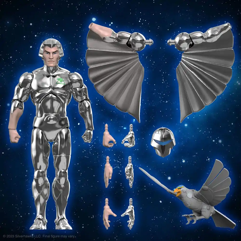 SilverHawks Ultimates Action Figure Quicksilver (Toy Version) 18 cm termékfotó