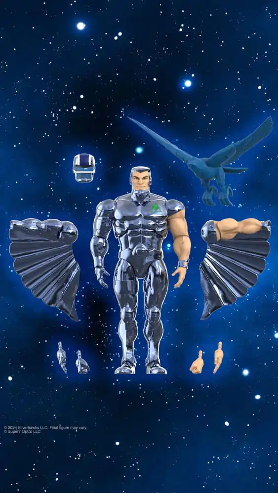 SilverHawks Ultimates Action Figure Steelwill (Toy Version Vac Metal) 18 cm product photo