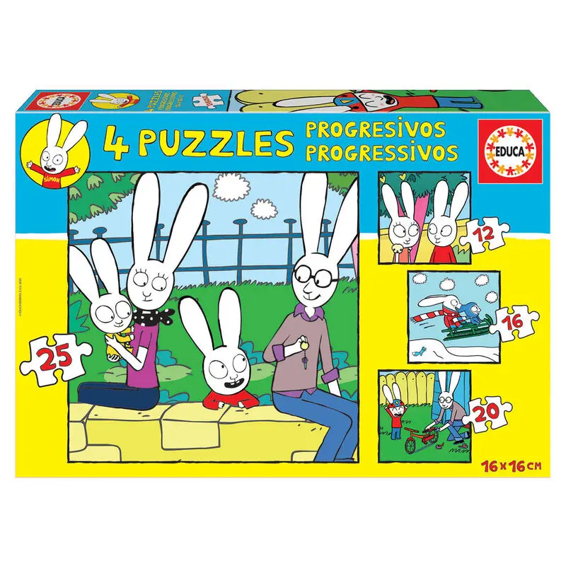 Simon Progressive puzzle 12-16-20-25pcs product photo